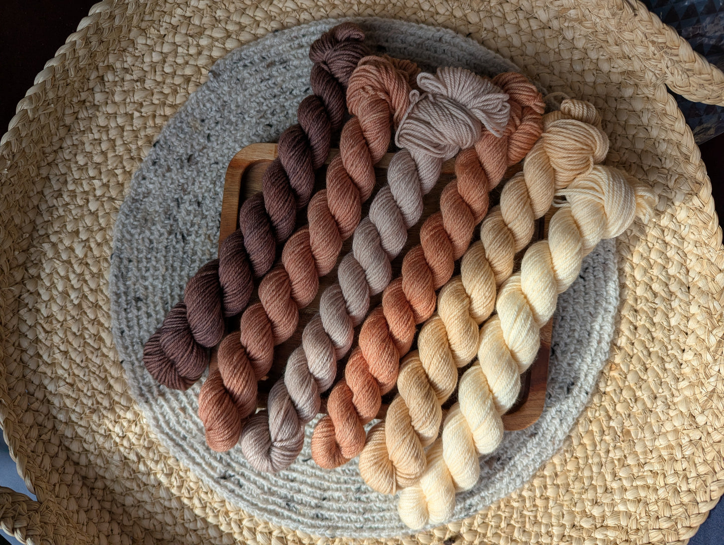 Pinks at Golden Hour | 6 x 20g sock fade