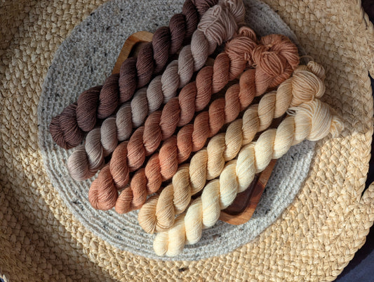 Pinks at Golden Hour | 6 x 20g sock fade